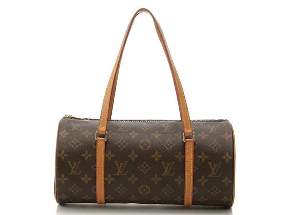 LOUIS VUITTON Papillon Shoulder Bag Monogram Pouch Clutch KR